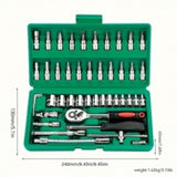 Ratchet Wrench Combination Socket Tool Set Kit Auto Car Repair Tools