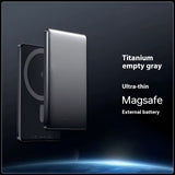 Ultra-thin Magnetic Power Bank 8mm Alloy