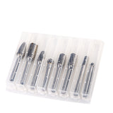 8-Piece Set Of Double-Groove Rotary File With Double-Grain Cemented Carbide