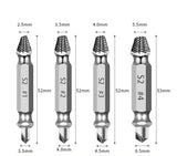 Broken Head Screw Extractor 4-piece Double-headed Set
