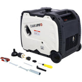 Super Quiet Inverter Generator 4500w Portable Generator Electric Start, Foldable Handle With Wheel,212cc 4 Stroke EPA Compliant