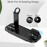 Multifunctional Three-in-one Mobile Phone Watch Wireless Charger
