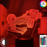 Colorful touch remote control LED visual light