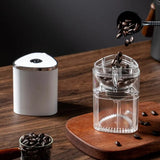 Portable Electric Coffee Grinder TYPE C USB Charge Ceramic Grinding Core Home Coffee Beans Pulverizer Grinder Small Portable Mini Home Kitchen Coffee Grinder Machine Mill Automatic USB Charging