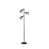 Adjustable Cage Shade Industrial Farmhouse Metal Floor Lamp
