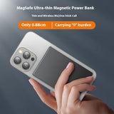 Aluminum Alloy Fast Charging Magnetic Suction Power Bank Wireless Mobile