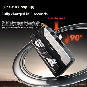 Fast Charge Capsule Replacement Power Bank Small Portable Power Source