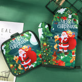 Christmas Baking Thermal Insulation Gloves