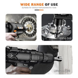 14pcs Nut Driver Bit Set Hex Magnetic Metric Socket Impact Drill 6 To 19MM UK