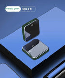 Mini Power Bank Large Capacity Double Face Mirror Thin And Compact