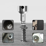 Broken Head Screw Extractor 4-piece Double-headed Set