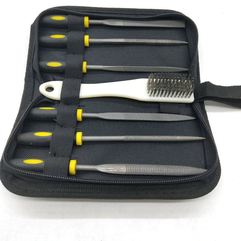 Woodworking Files 7-piece Set Of Small Assorted Mini Files
