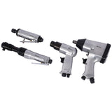 Air Tools & Accessories Kit, 71 Pieces, Impact Wrenches, Air Ratchets, Die Grinders, Air Hammers, Hose Fittings, Storage Boxes