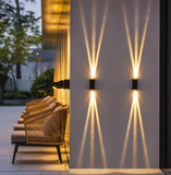 Outdoor Beam Wall Lights, Up And Down Lights, Waterproof Wall Lamp For Patio Yard Garden Poolside Front door