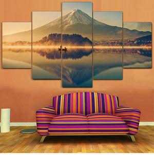 Art Wall Decoration Lake View Mountain Canvas Landscape Painting