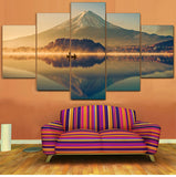 Art Wall Decoration Lake View Mountain Canvas Landscape Painting
