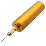 Mini Portable Handheld Drill DIY Micro Electric Hand With 10x Twist Bits