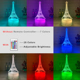 Colorful Touch Remote Control LED Visual Light