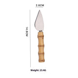 Baking Tool Pizza Bamboo Cheese Knife Set