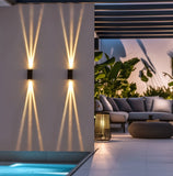Outdoor Beam Wall Lights, Up And Down Lights, Waterproof Wall Lamp For Patio Yard Garden Poolside Front door