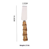 Baking Tool Pizza Bamboo Cheese Knife Set